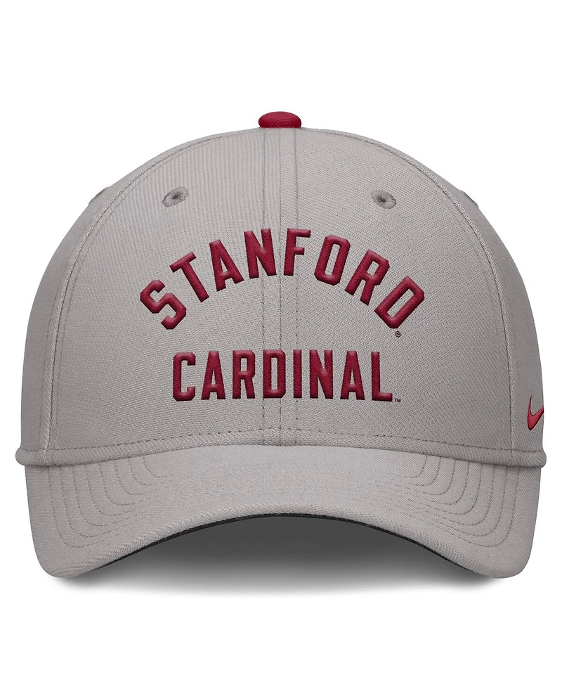 Nike Men's Gray Stanford Cardinal Rise Prep Performance Flex Hat