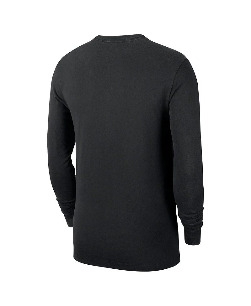 Nike Men's Black Houston Rockets Authentic Long Sleeve Practice T-Shirt