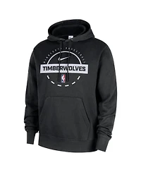 Nike Men's Black Minnesota Timberwolves 2025/26 Authentic Practice Club Pullover Hoodie