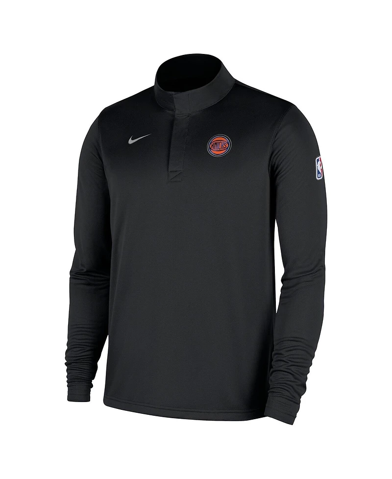 Nike Men's New York Knicks 2025/26 Authentic Coaches Quarter-Zip Pullover Jacket