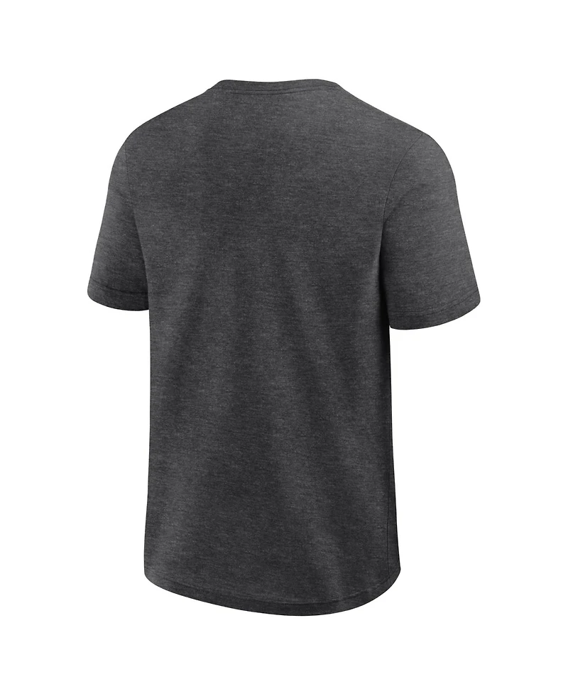 Logo Athletic Men's Heather Charcoal Chicago Blackhawks Top Notch T-Shirt