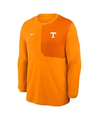 Nike Men's Tennessee Orange Volunteers 2025 Sideline Coach Uv Performance Long Sleeve T-Shirt