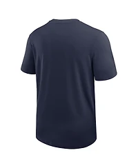 Nike Men's Navy Auburn Tigers 2025 Sideline Uv Dri-fit Coach T-Shirt