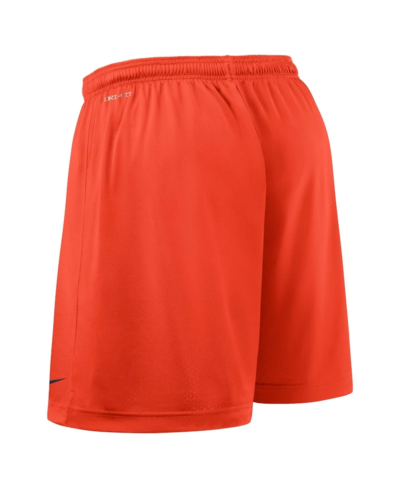 Nike Men's Navy/Orange 2-Piece Auburn Tigers 2025 Sideline Reversible Dri-fit Shorts