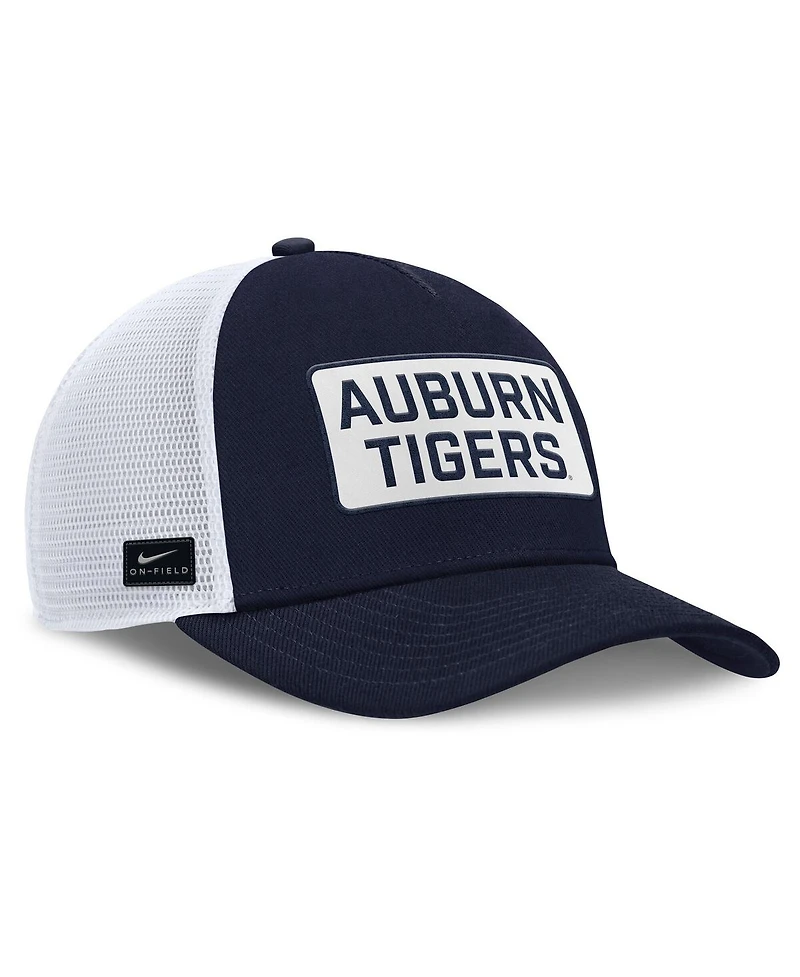 Nike Men's Navy Auburn Tigers 2025 On-Field Club Adjustable Trucker Hat