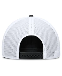 Nike Men's Black/White Usc Trojans 2025 On-Field Rise Engineered Trucker Adjustable Hat