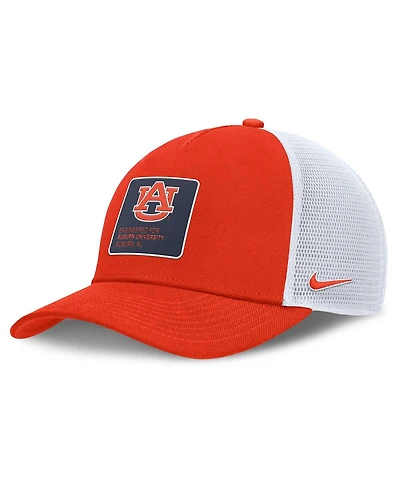 Nike Men's Orange Auburn Tigers 2025 On-Field Rise Engineered Dri-fit Trucker Adjustable Hat