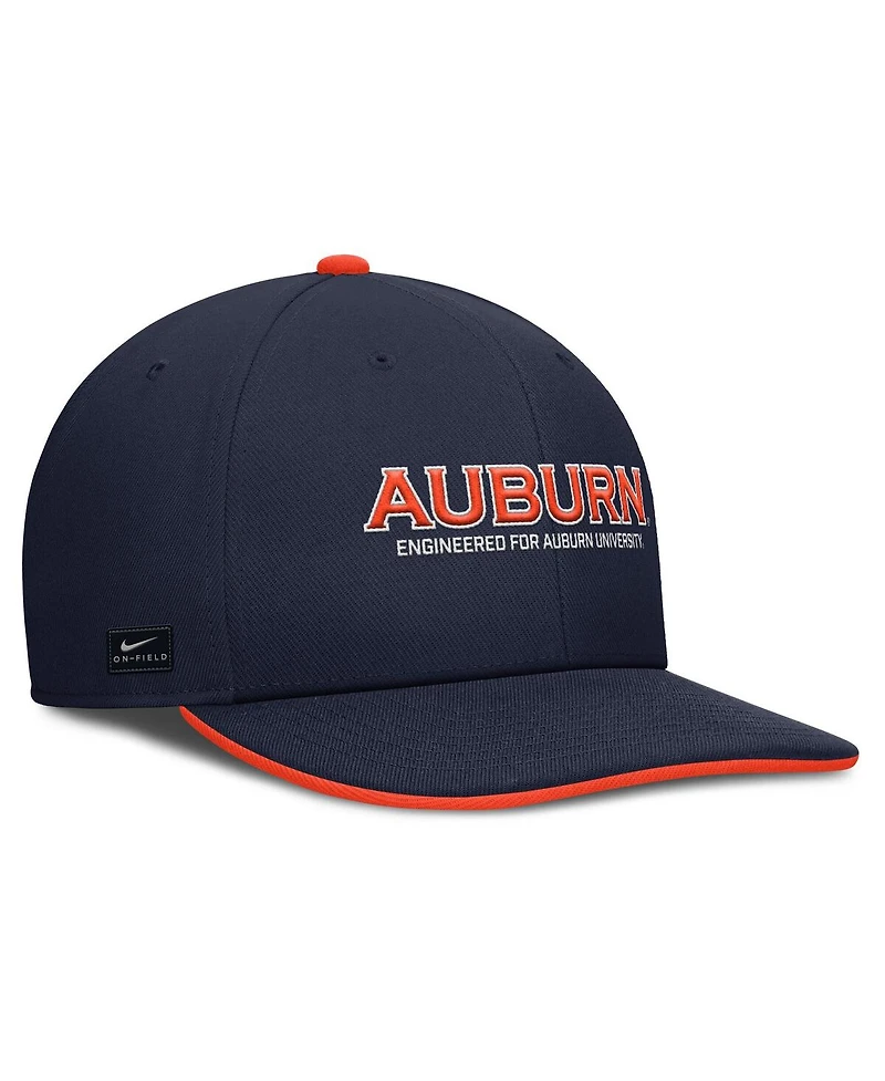 Nike Men's Navy Auburn Tigers 2025 On-Field Pro Dri-fit Adjustable Hat