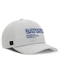Jordan Men's Gray Florida Gators 2025 Sideline Dust Pinched Rise Adjustable Hat