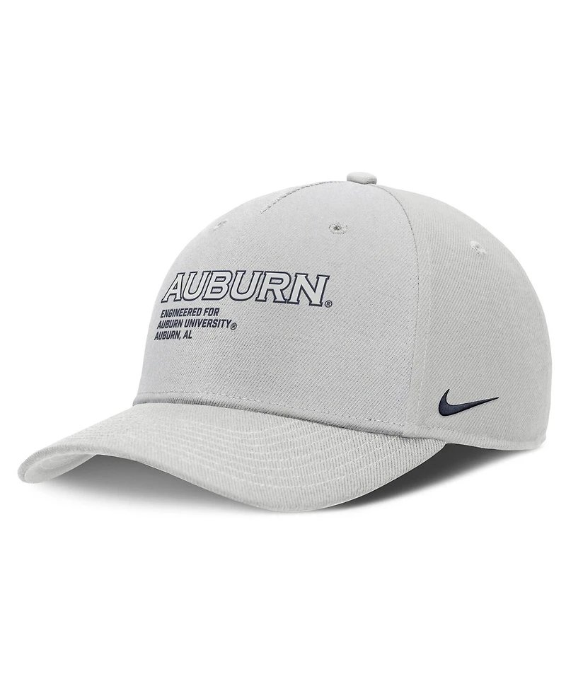 Nike Men's Gray Auburn Tigers 2025 On-Field Primetime Rise Dri-fit Adjustable Hat