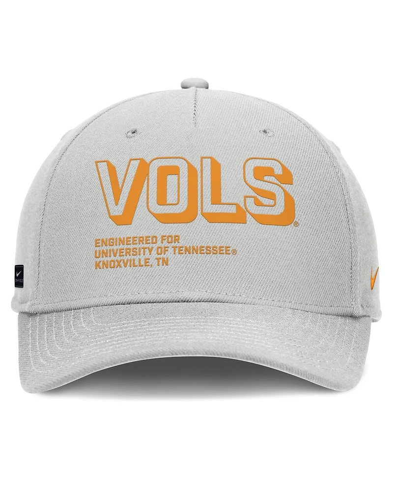 Nike Men's Gray Tennessee Volunteers 2025 Sideline Dust Pinched Rise Adjustable Hat