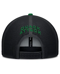 Fanatics Men's Black/Green Oregon Ducks Adapt Adjustable Trucker Hat