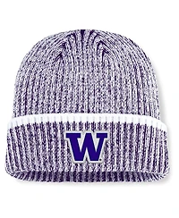 Fanatics Men's Purple/White Washington Huskies Haze Cuffed Knit Hat