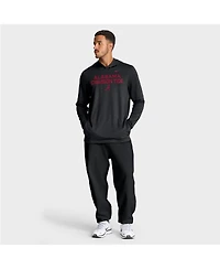 Nike Men's Black Alabama Crimson Tide 2025 Sideline Performance Long Sleeve Hoodie T-Shirt