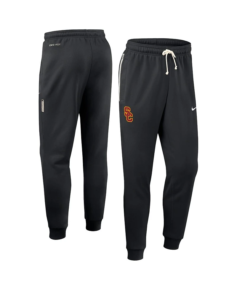 Nike Men's Black Usc Trojans 2025 Sideline Standard Issue Dri-fit Taper Pants