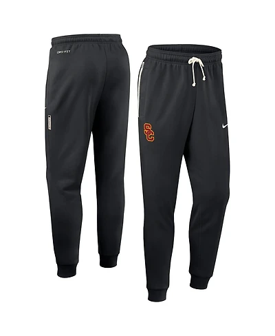 Nike Men's Black Usc Trojans 2025 Sideline Standard Issue Dri-fit Taper Pants