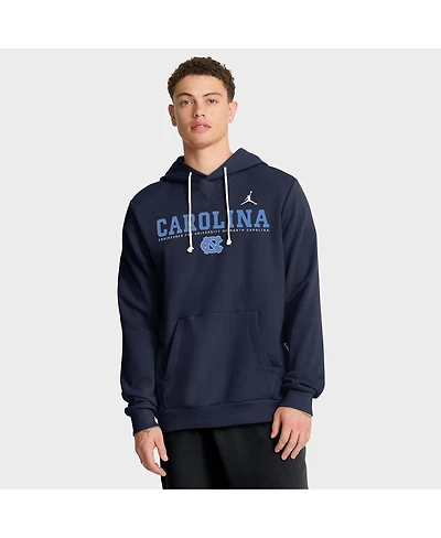 Jordan Men's Navy North Carolina Tar Heels 2025 Sideline Standard Issue Dri-fit Hoodie