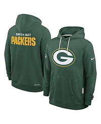 Nike Men's Green Bay Packers Sideline Standard Issue Initial Home Dri-fit Hoodie