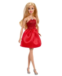 Barbie Mattel 80th Anniversary Celebration Fashion Doll Wearing Dress with Accessories
