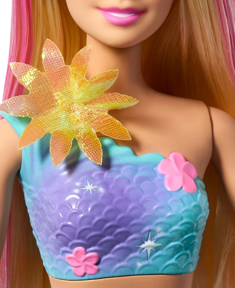 Barbie Flower Magic Mermaid Toy Doll