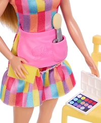Barbie Day at the Fair Toy Playset with Face Paint and Photo Stand 2 Dolls and Accessories