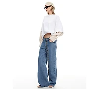 Lioness Women's Button Closure Penny Jeans