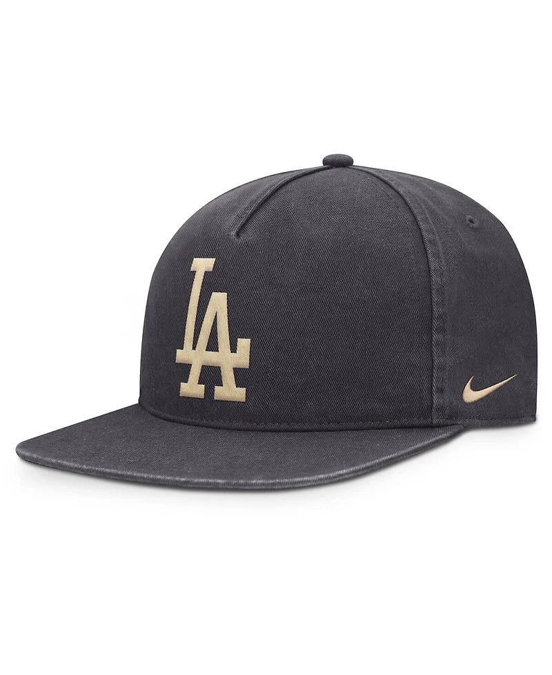 Nike Men's Anthracite Los Angeles Dodgers Monotone Pro Adjustable Hat