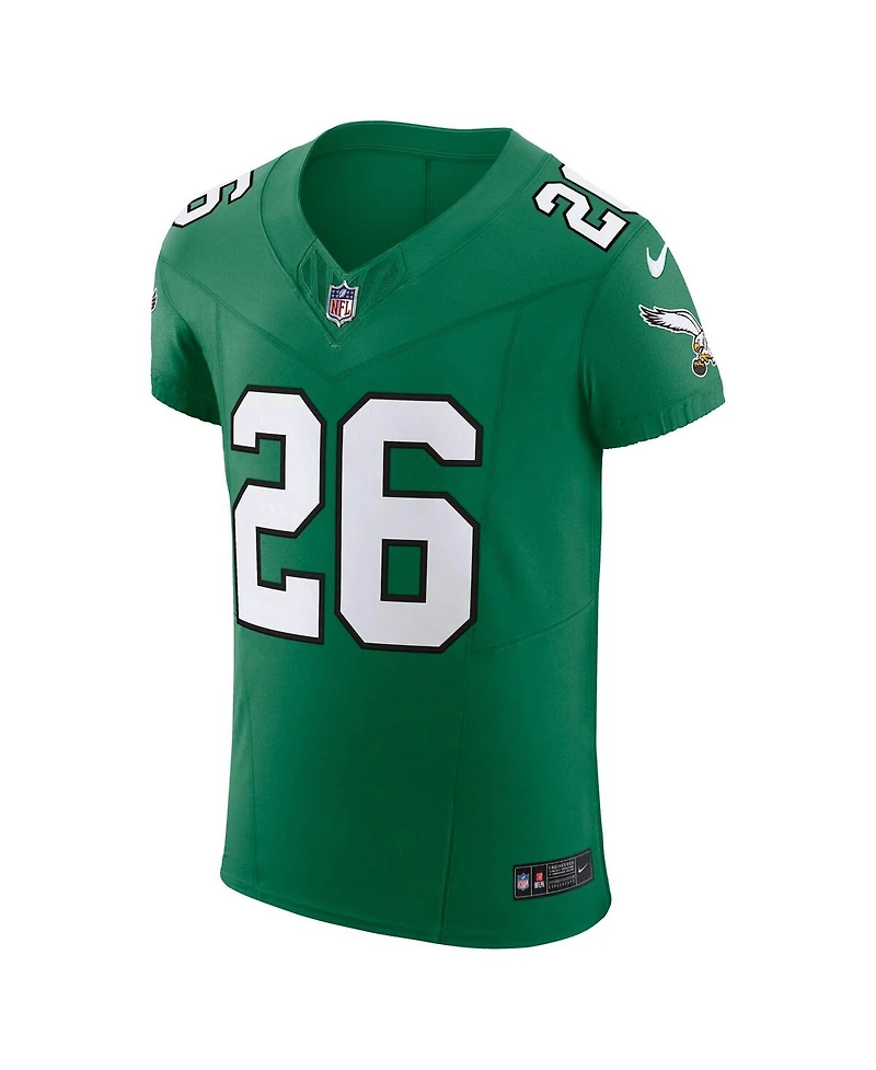 Nike Men's Saquon Barkley Kelly Green Philadelphia Eagles Alternate Vapor F.u.s.e. Elite Jersey