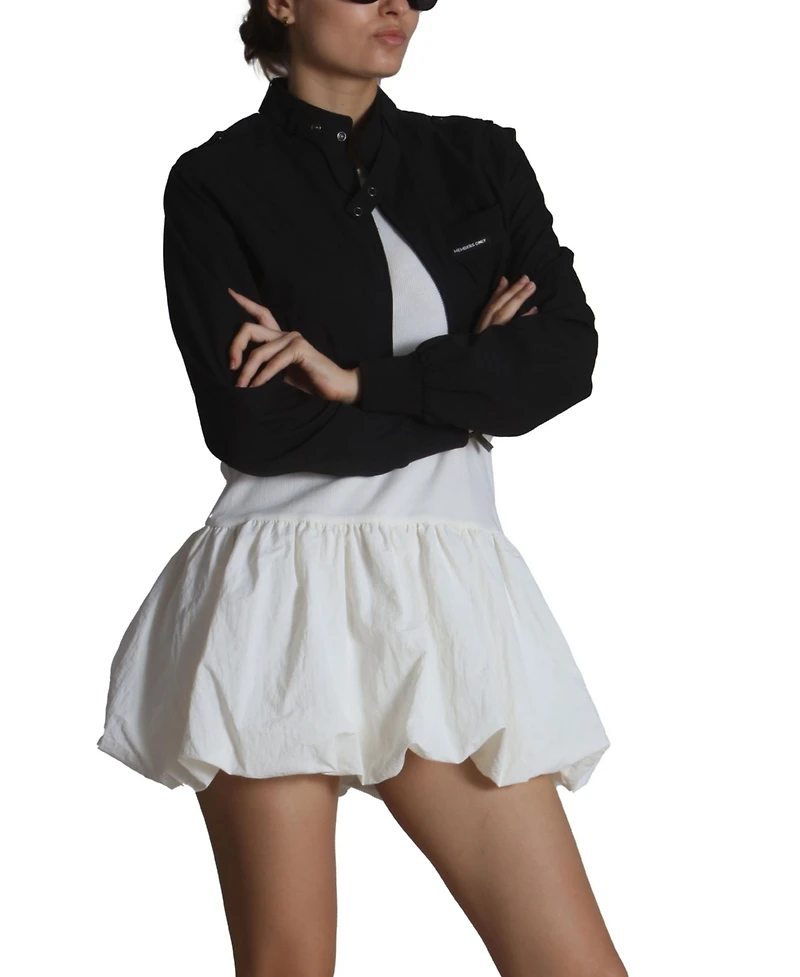 Women's Mini Cropped Racer Jacket