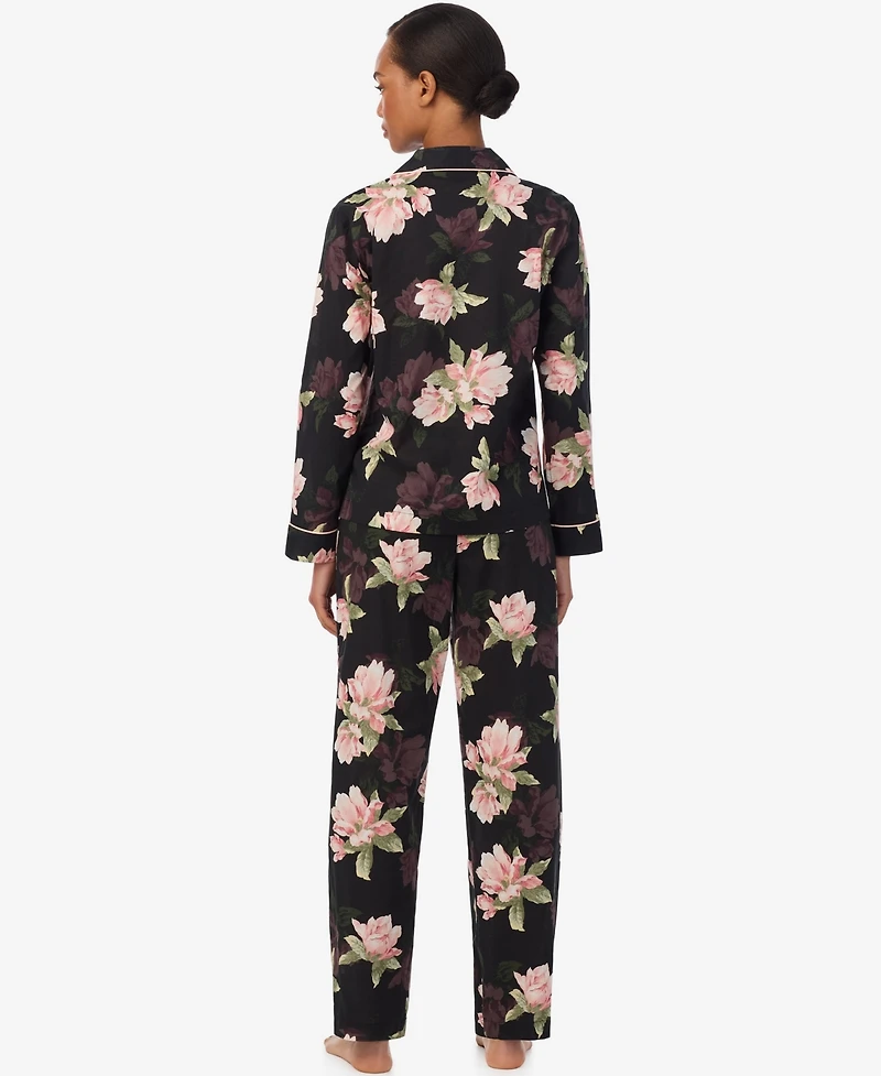 Lauren Ralph Women's Long Sleeve Pajama Set