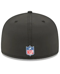 New Era Men's Black Atlanta Falcons 2025 Sideline 59FIFTY Fitted Hat
