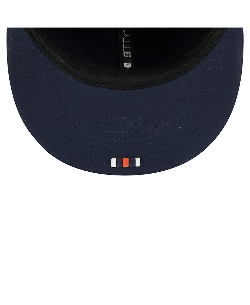New Era Men's Navy Chicago Bears 2025 Sideline 59FIFTY Fitted Hat