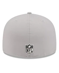 New Era Men's Gray Atlanta Falcons 2025 Sideline 59FIFTY Fitted Hat