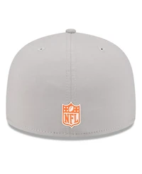 New Era Men's Gray Denver Broncos 2025 Sideline 59FIFTY Fitted Hat