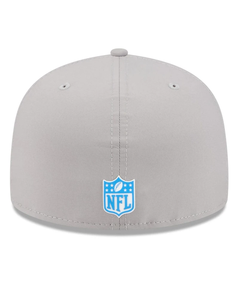 New Era Men's Gray Los Angeles Chargers 2025 Sideline 59FIFTY Fitted Hat