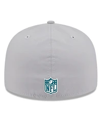 New Era Men's Gray Philadelphia Eagles 2025 Sideline 59FIFTY Fitted Hat
