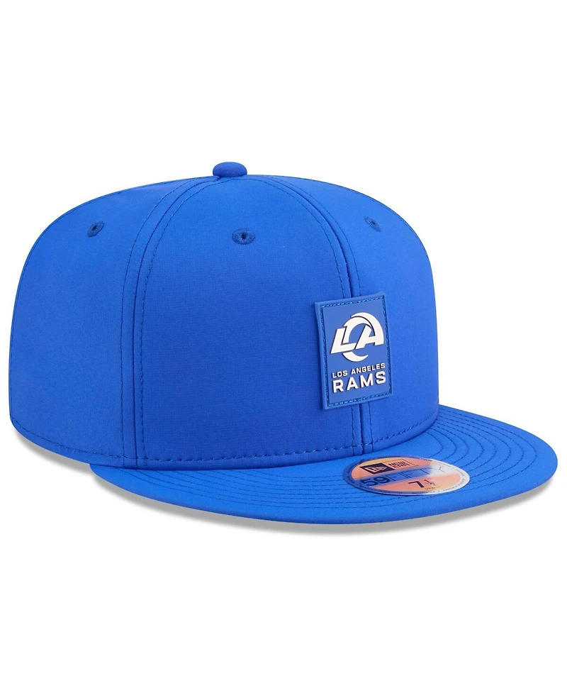 New Era Men's Royal Los Angeles Rams 2025 Sideline 59FIFTY Fitted Hat
