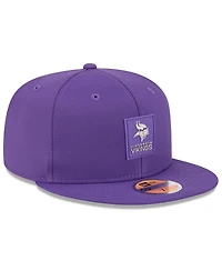 New Era Men's Purple Minnesota Vikings 2025 Sideline 59FIFTY Fitted Hat