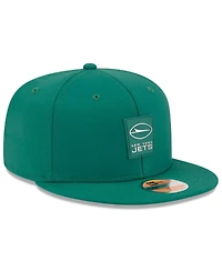 New Era Men's Green York Jets 2025 Sideline 59FIFTY Fitted Hat