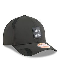New Era Big Boys and Girls Black Baltimore Ravens 2025 Sideline 9FORTY Adjustable Hat