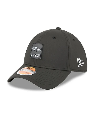 New Era Men's Black Baltimore Ravens 2025 Sideline 39THIRTY Flex Hat