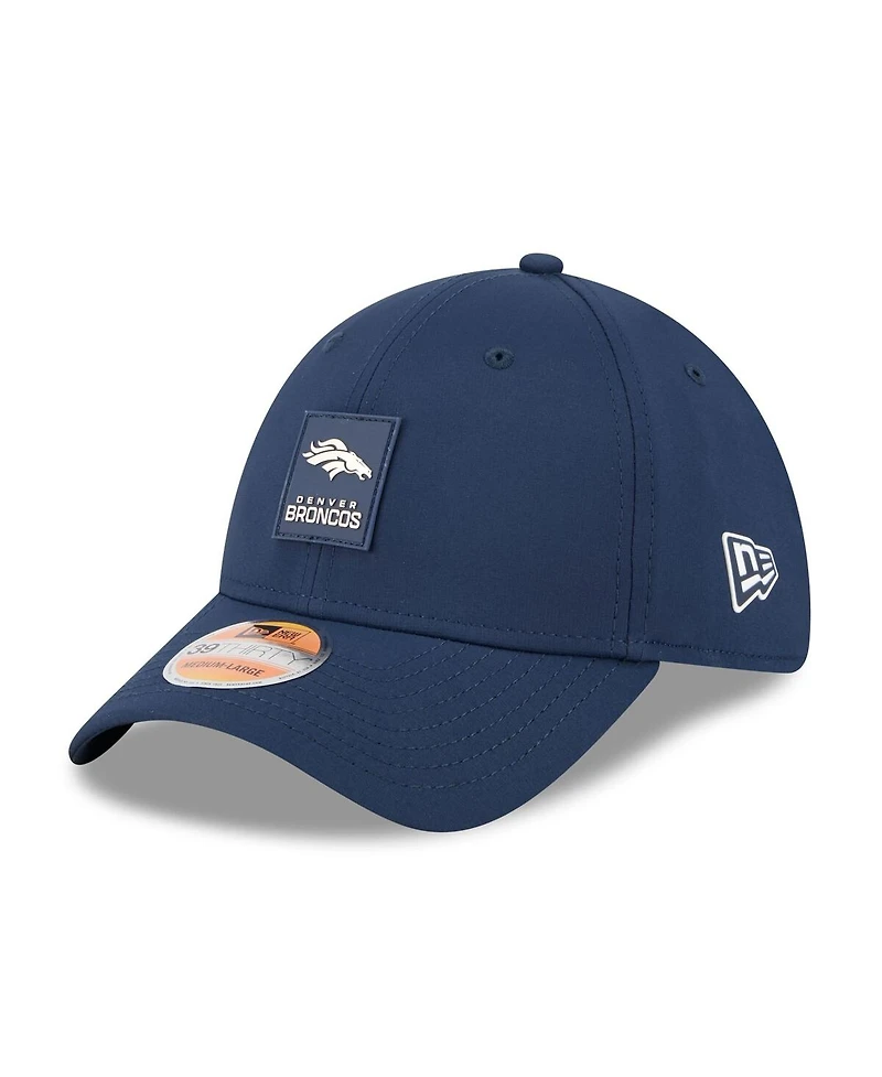 New Era Men's Navy Denver Broncos 2025 Sideline 39THIRTY Flex Hat