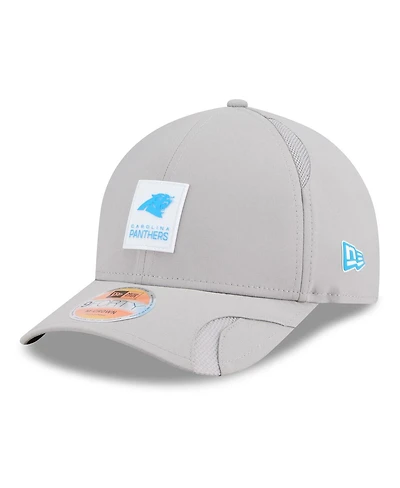 New Era Men's Gray Carolina Panthers 2025 Sideline M-crown 9FORTY Adjustable Hat