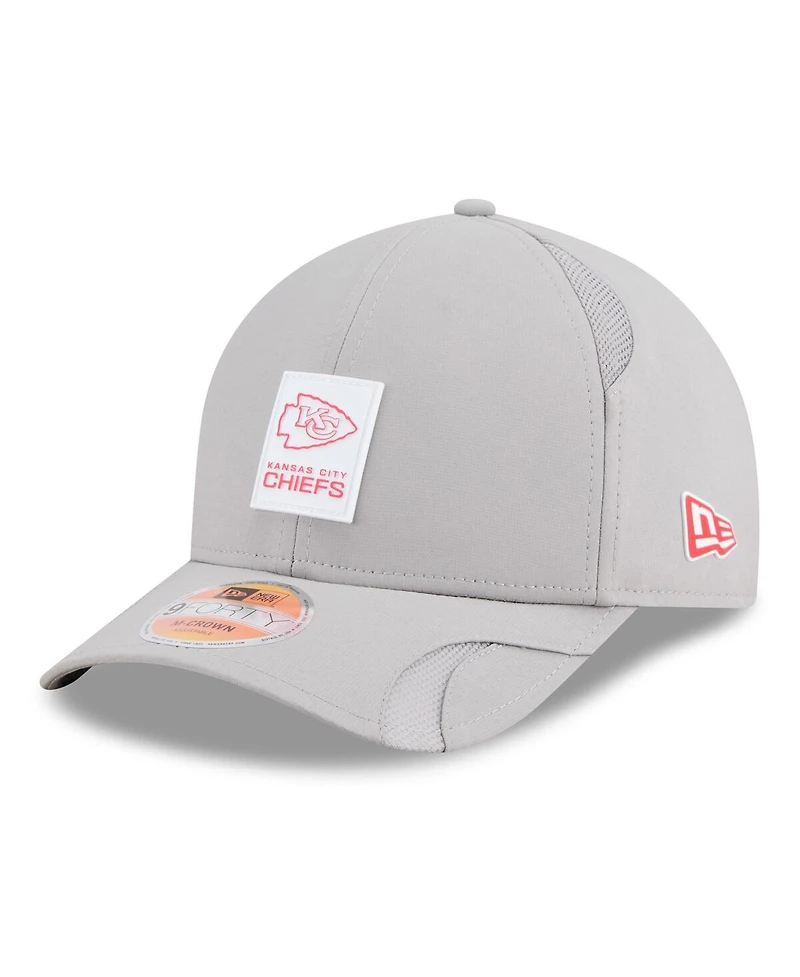 New Era Men's Kansas City Chiefs 2025 Sideline M-crown 9FORTY Adjustable Hat