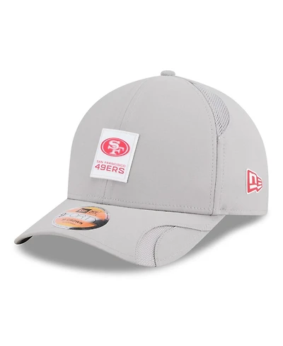 New Era Men's Gray San Francisco 49ers 2025 Sideline M-crown 9FORTY Adjustable Hat