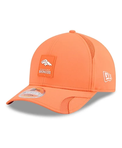 New Era Men's Orange Denver Broncos 2025 Sideline M-crown 9FORTY Adjustable Hat