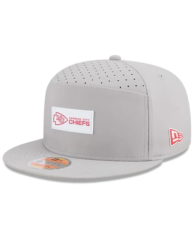 New Era Men's Kansas City Chiefs 2025 Sideline Split Panel 9FIFTY Snapback Hat