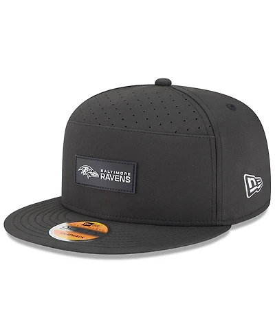 New Era Men's Baltimore Ravens 2025 Sideline Split Panel 9FIFTY Snapback Hat