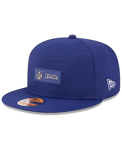 New Era Men's Blue Nfl 2025 Sideline Split Panel 9FIFTY Snapback Hat