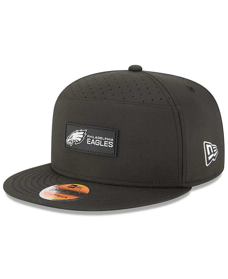New Era Men's Philadelphia Eagles 2025 Sideline Split Panel 9FIFTY Snapback Hat